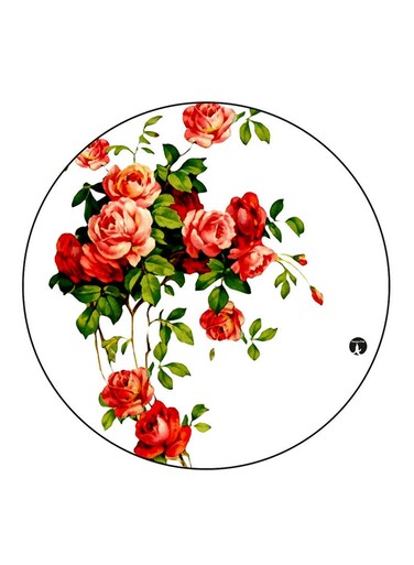 Flowers Printed Fridge Magnet Multicolour
