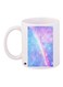 Printed Coffee Mug White/Purple/Blue