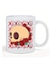 RYN&reg; Valentines xxoo Ceramic Coffee Mug - Insulated, Reusable, Ideal for Coffee Enthusiasts, Suitable for Men &amp; Women, White, Perfect for Coffee Lovers