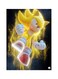 Video Game Sonic Metal Plate Poster Yellow/Black 15x20cm