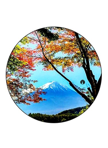 Trees Printed Fridge Magnet Multicolour