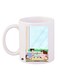 Shinchan Printed Coffee Mug White/Blue/Pink 11ounce