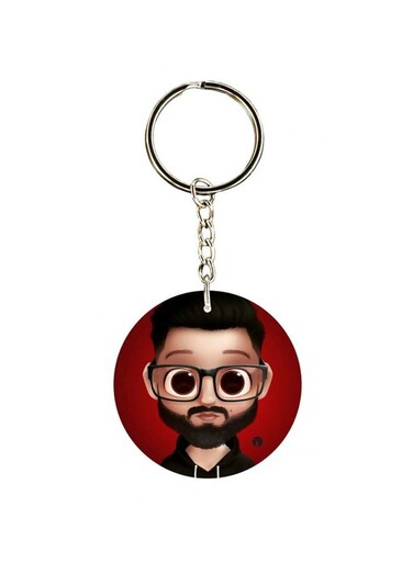 Cartoon Themed Single Sided Key Chain