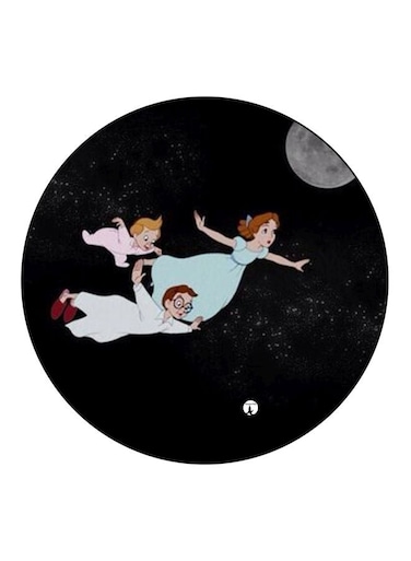 Cartoon Printed Fridge Magnet Black/White/Brown 5.5cm