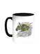 Horse Drawing Printed Coffee Mug Black/White 11ounce
