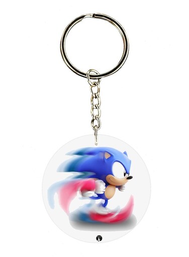 Sonic Printed Keychain