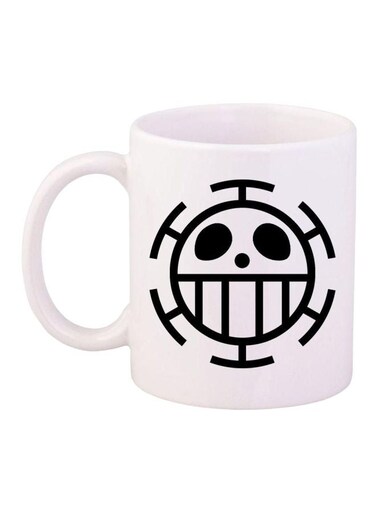The Animie Printed Mug White/Black