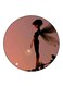 Fairy Printed Fridge Magnet Round Multicolour