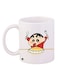Crayon Shin-Chan Printed Coffee Mug White/Red/Beige 11ounce