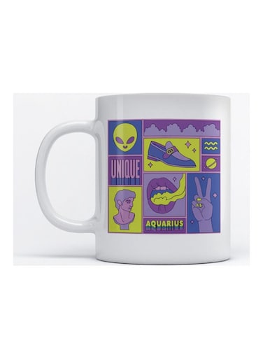 Mug Aquarius for Coffee and Tea White 350ml