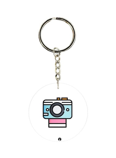Cartoon Themed Single Sided Keychain