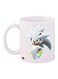 Sonic Printed Coffee Mug White Grey Yellow 11ounce