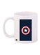 Captain America Printed Coffee Mug White/Blue/Red