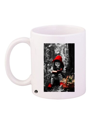 Baby Girl Printed Coffee Mug White/Black/Red