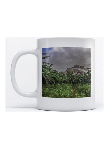 Mug Palms for Coffee and Tea White