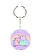 Cat Printed Keychain