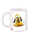 Printed Coffee Mug White/Yellow