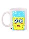 SpongeBob SquarePants Printed Coffee Mug White/Yellow/Blue