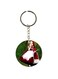 Double Sided Girl Printed Keychain