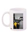 Umbrella Printed Coffee Mug White/Yellow/Black 11ounce