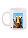 Ice Age Printed Coffee Mug White/Blue/Brown 11ounce