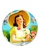 Vintage Art Printed Fridge Magnet Multicolour
