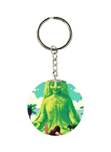 Moana Printed Double Sided Keychain