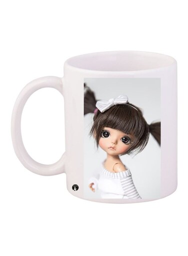 Printed Coffee Mug White/Beige/Brown