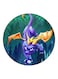 Spyro Printed Fridge Magnet Green/Purple/Orange