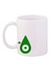 Digimon Printed Mug White/Green 12ounce