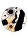 Girl Printed Fridge Magnet Multicolour