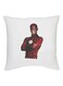 The Flash Printed Decorative Cushion White/Red/Beige 16x16inch