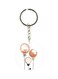 Balloon Printed Single Sided Keychain