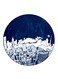 City Printed Fridge Magnet Multicolour