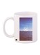 Phrase Printed Mug White/Blue