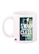 Phrase Printed Mug White/Blue Standard Size