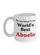 World's Best Abuela Printed Coffee Mug White/Black/Red