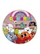 Cartoon Printed Fridge Magnet Multicolour 5.5 x 5.5cm