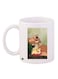 Cartoon Animal Printed Coffee Mug White/Green/Brown 11ounce