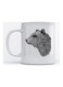 Mug Bear for Coffee and Tea White