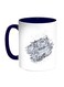 All You Need Is Love Printed Coffee Mug Blue/White/Grey