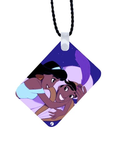 Aladdin Printed Car Mirror Pendant