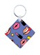 Mouths Wooden Keychain