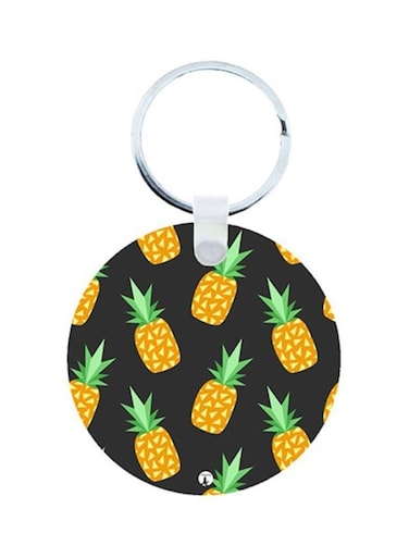 Pineapples Printed Keychain