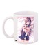 Anime School Girl Printed Coffee Mug White/Pink/Blue 11ounce