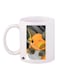 Pokemon Printed Mug White/Orange/Grey Standard Size