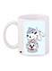Dalmatian Printed Coffee Mug White/Blue/Black 11ounce