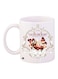La Vie En Rose Printed Coffee Mug White/Red/Beige 11ounce