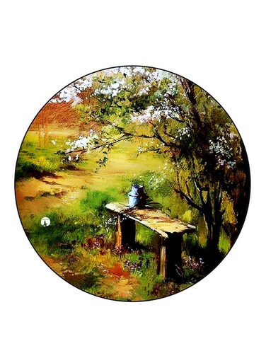 Nature Printed Fridge Magnet Multicolour