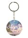 The Double Sided English Phrases Printed Keychain